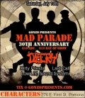 Mad Parade, Decry, Dirty Priests, Last Call, Low Life Sound System